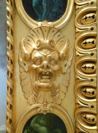 Wall mirror, Renaissance style. 